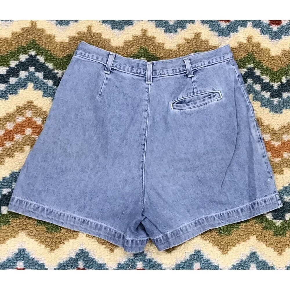 Vintage Mom Dockers Jean Shorts Size 12 High Rise - Picture 2 of 2